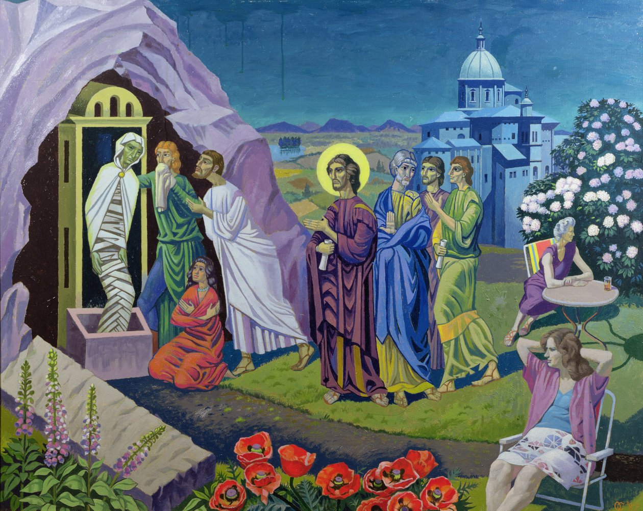 The Raising of Lazarus, 1987 by Osmund Caine