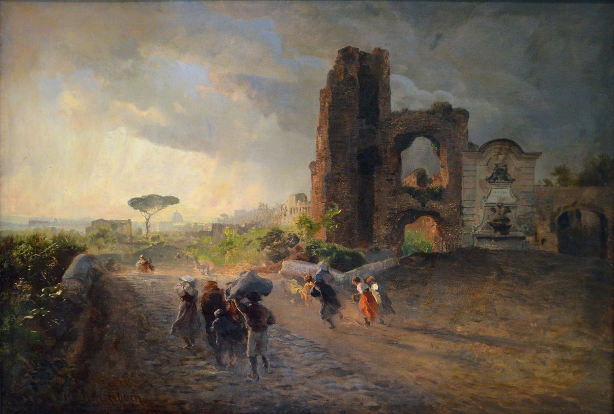 Roman Landscape by Oswald Achenbach