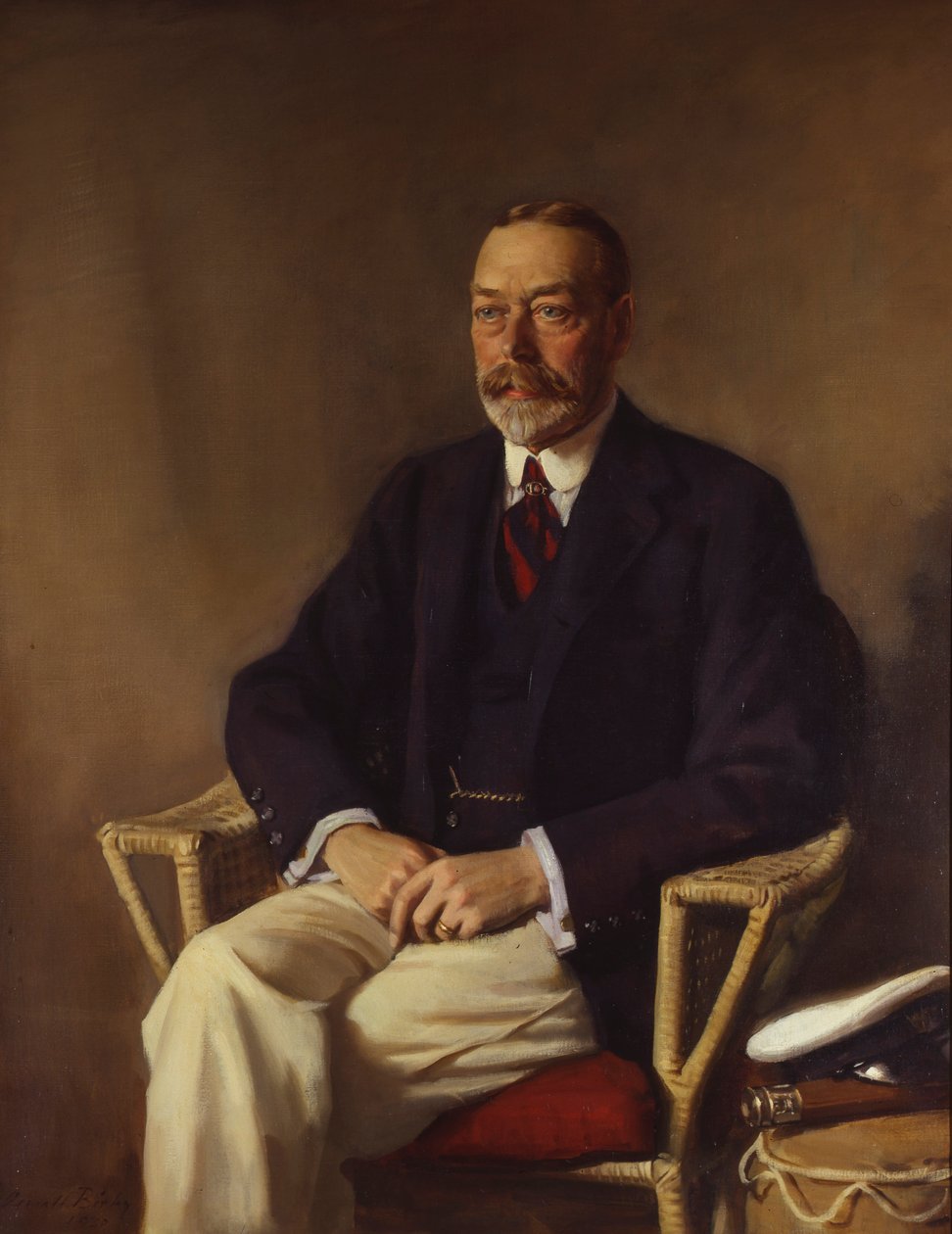 George V by Oswald Birley by Oswald Hornby Joseph Birley