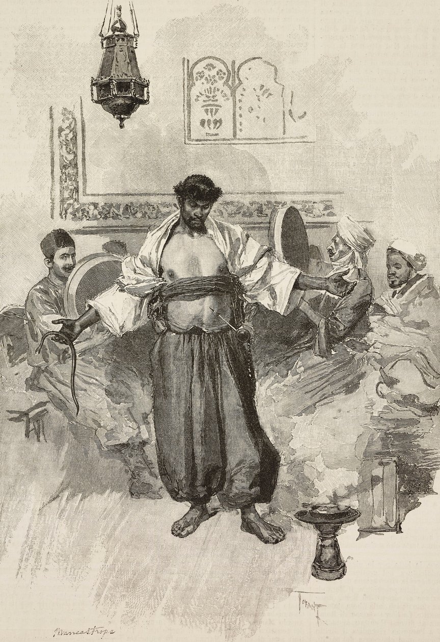 Aissawa Dance, Moroccan Religious Brotherhood, at Universal Exposition ...