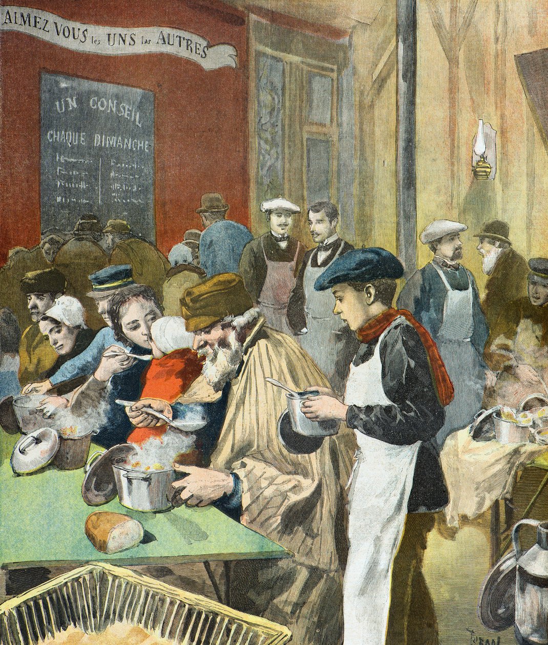 Charity of Parisian Students by Oswaldo Tofani