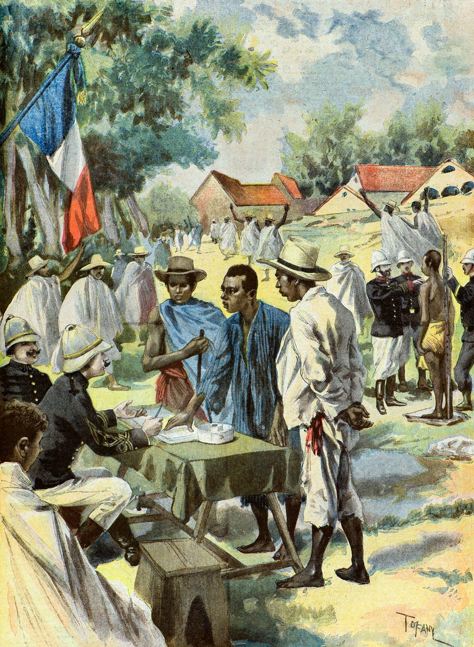 Enlistment of Civilians in the French Army by Oswaldo Tofani