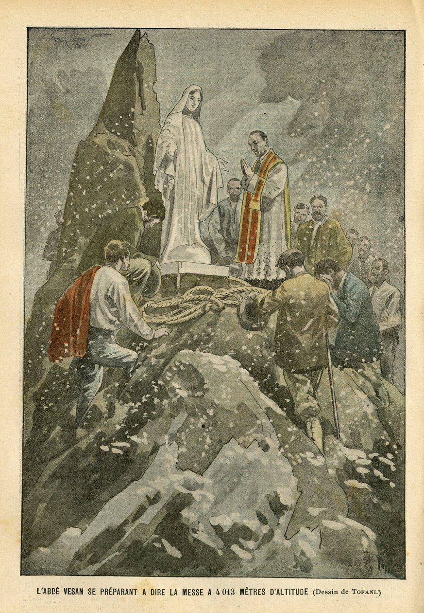 Illustration of Oswaldo Tofani in Le Pelerin by Oswaldo Tofani