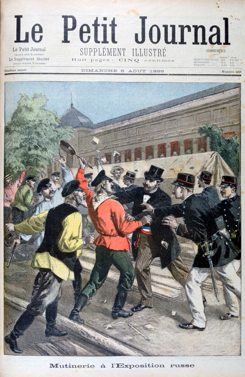 Mutiny at the Russian Pavilion for the Exposition Universelle by Oswaldo Tofani