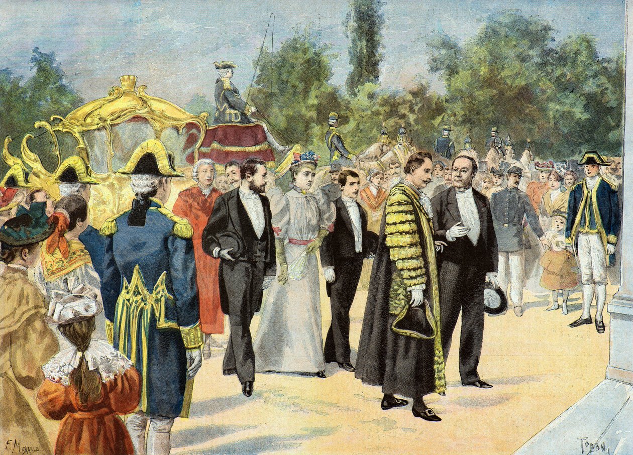 Sir Joseph Renals Visits Bordeaux by Oswaldo Tofani