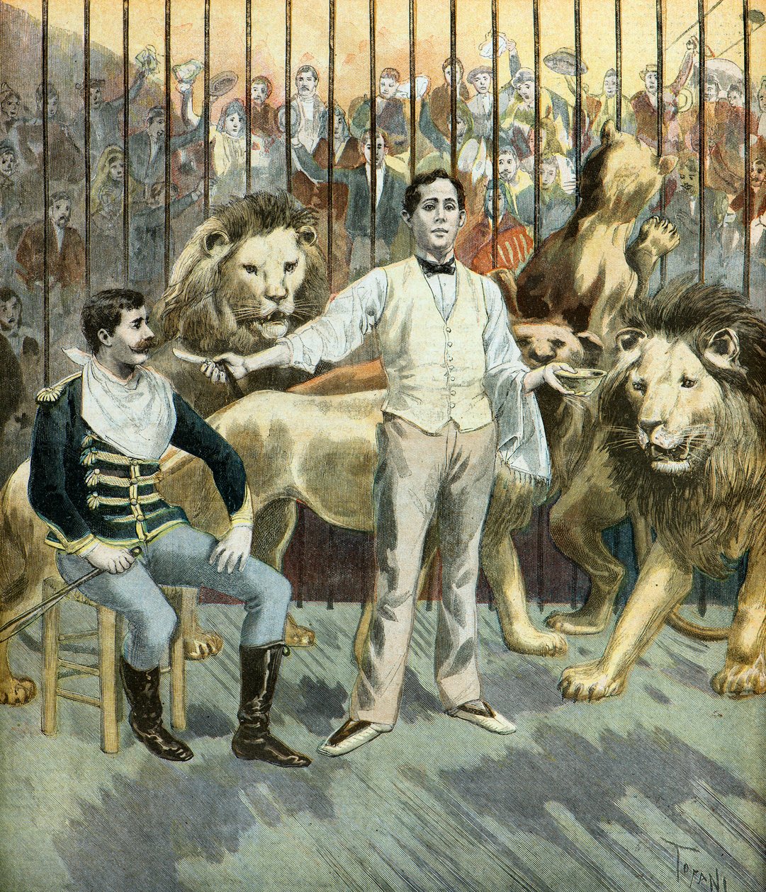 The Madrid Barber Pegna by Oswaldo Tofani