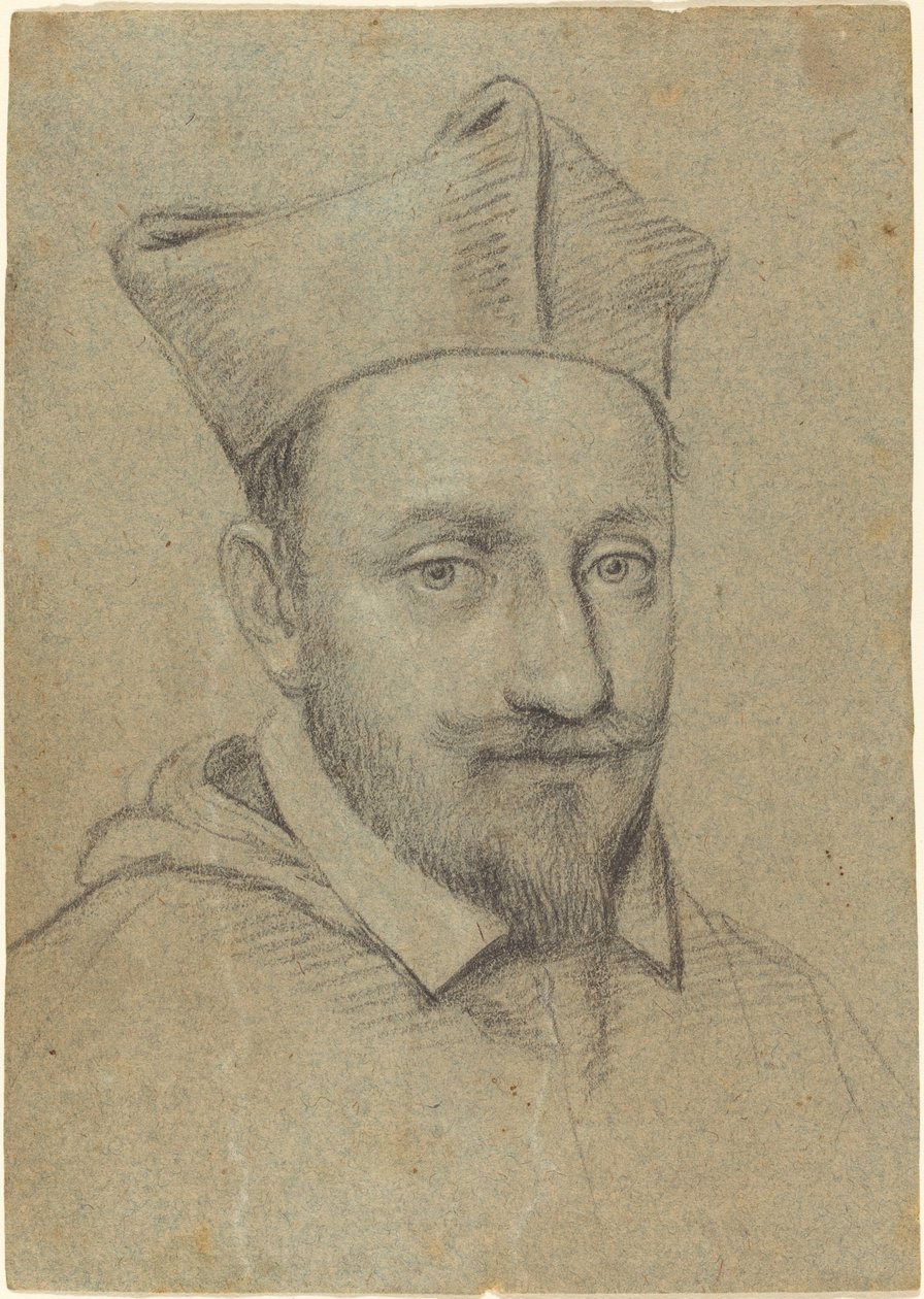 Portrait of a Cardinal (Alessandro Peretti Montalto?) by Ottavio Leoni