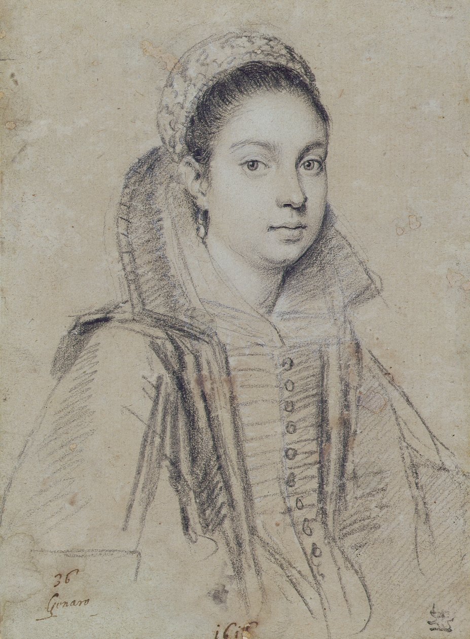 Portrait of a Lady by Ottavio Mario Leoni