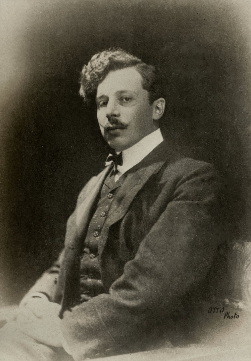 Portrait of the French Painter Abel Faivre by Otto