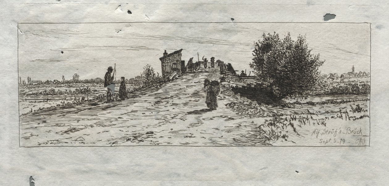 Auf Stauf a-Bruck, 1879 by Otto H. Bacher