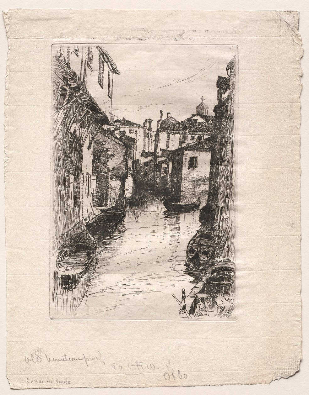 Canal in Venice by Otto H. Bacher