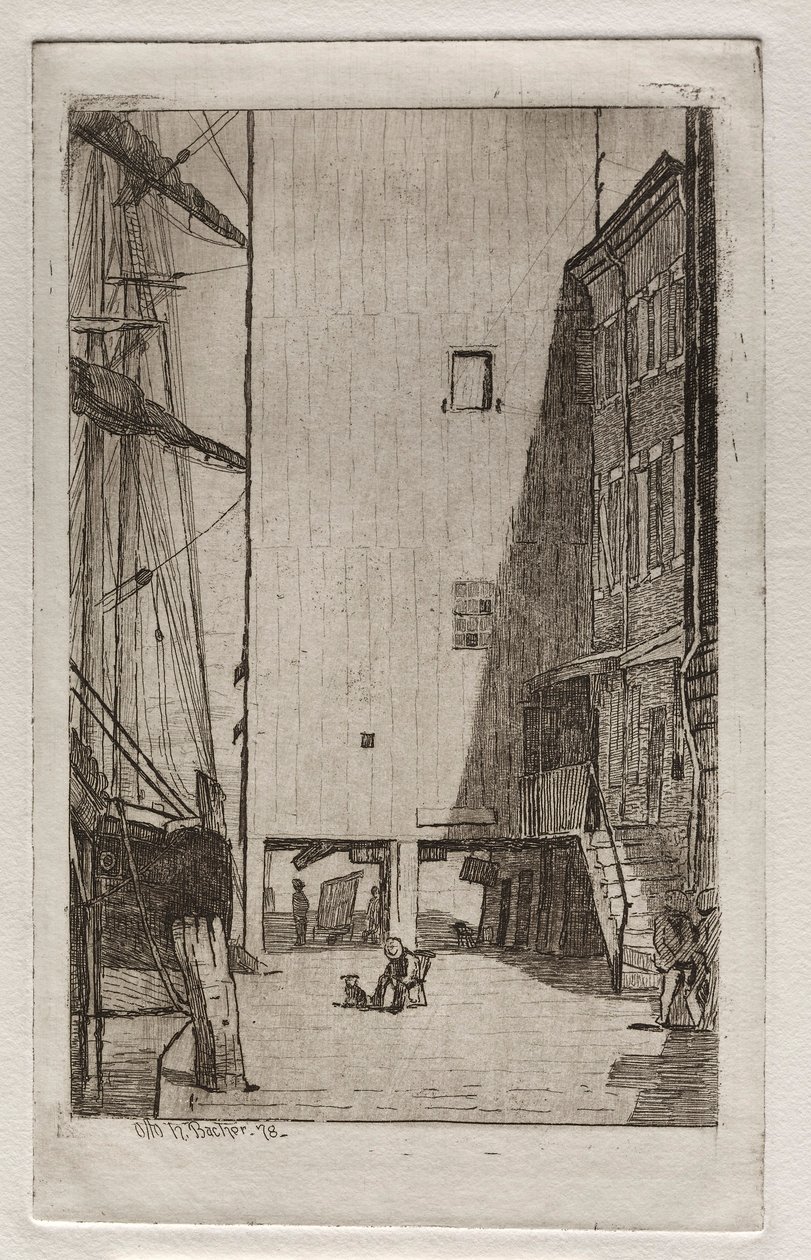 Ship and Elevator by Otto H. Bacher