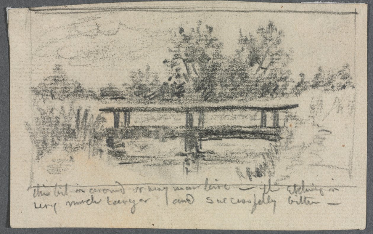 The Bridge, Schleissheim by Otto H. Bacher