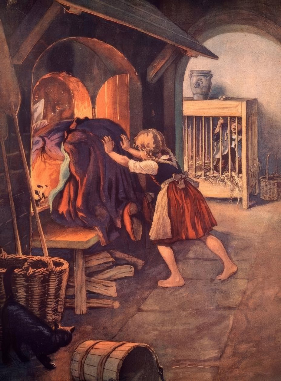 Hansel and Gretel by Otto Kubel: Premium art reproduction