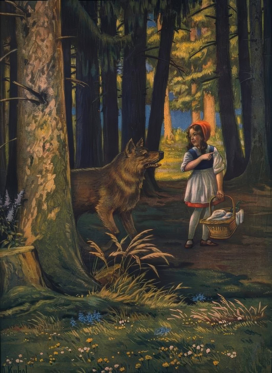 Little Red Riding Hood by Otto Kubel