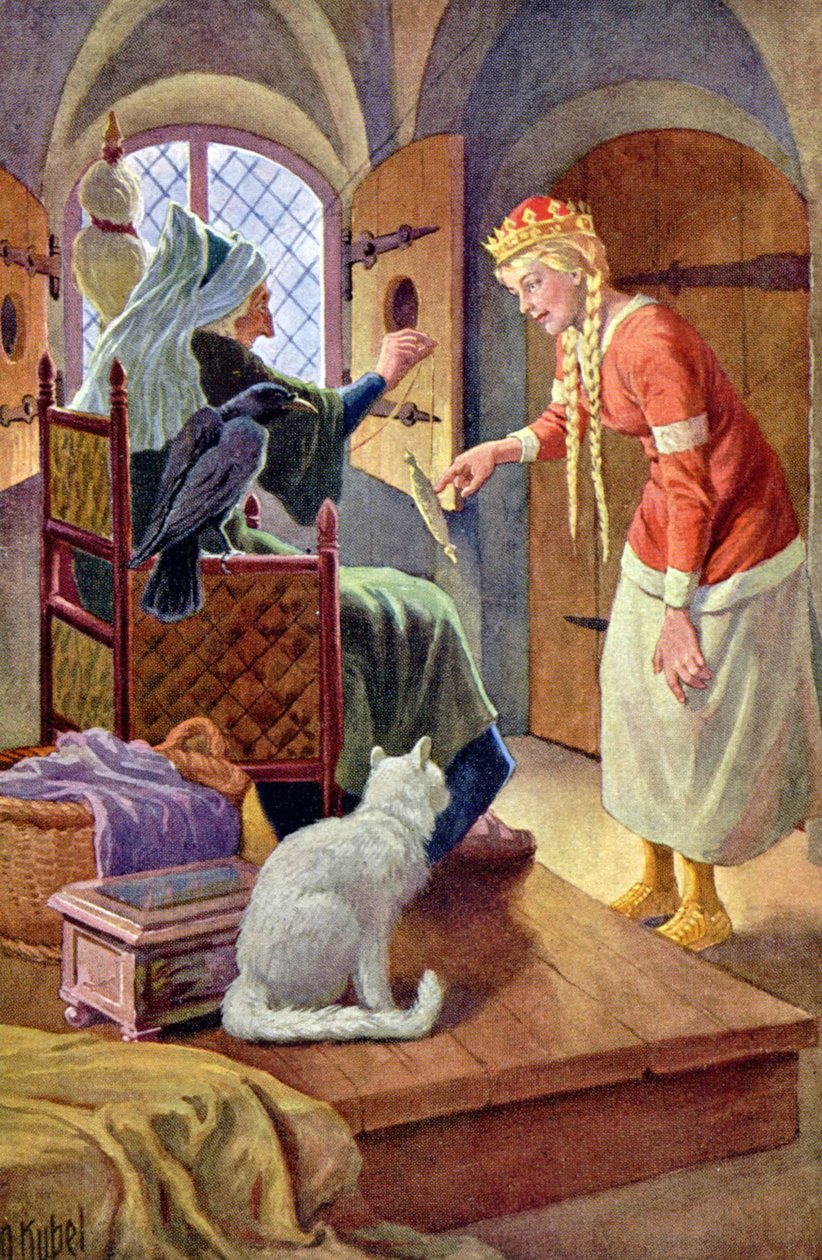 Sleeping Beauty, c.1900 by Otto Kubel