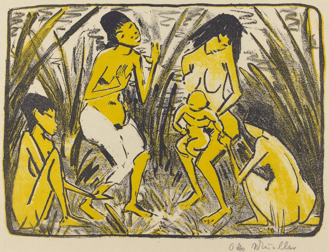 Finding of Moses by Otto Mueller