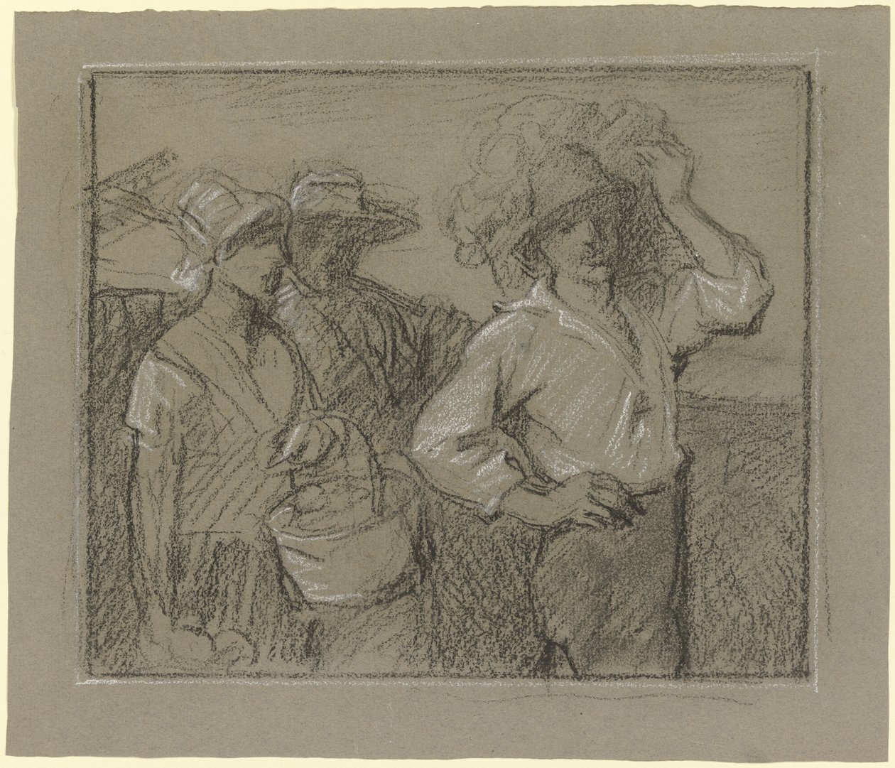 Farm Workers Returning Home by Otto Scholderer