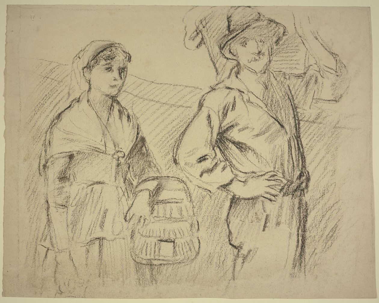 Farm Workers Returning Home by Otto Scholderer