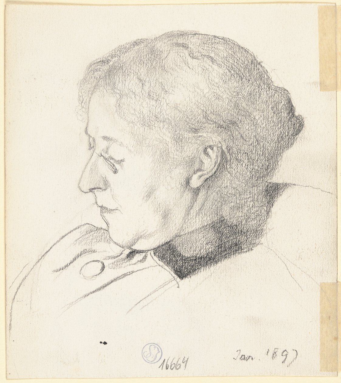 Luise Scholderer by Otto Scholderer