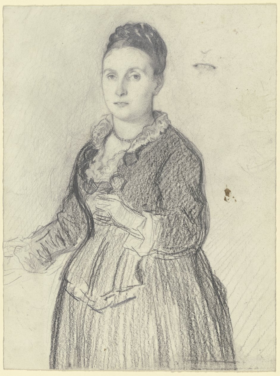Portrait of Mrs. Tom Plews by Otto Scholderer