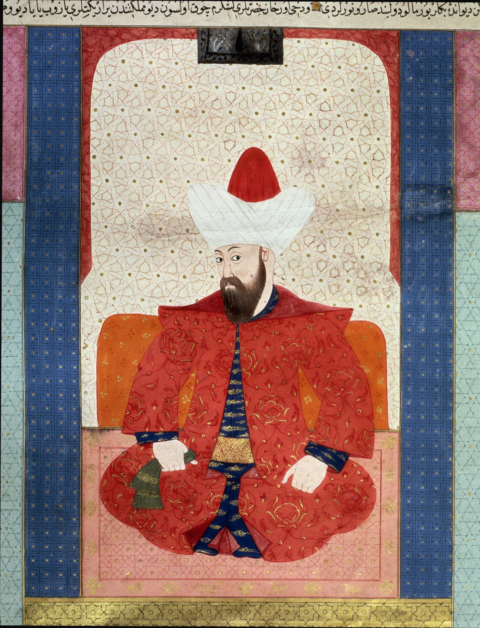 Portrait of the Sultan of the Ottoman Empire Orhan I by Ottoman School