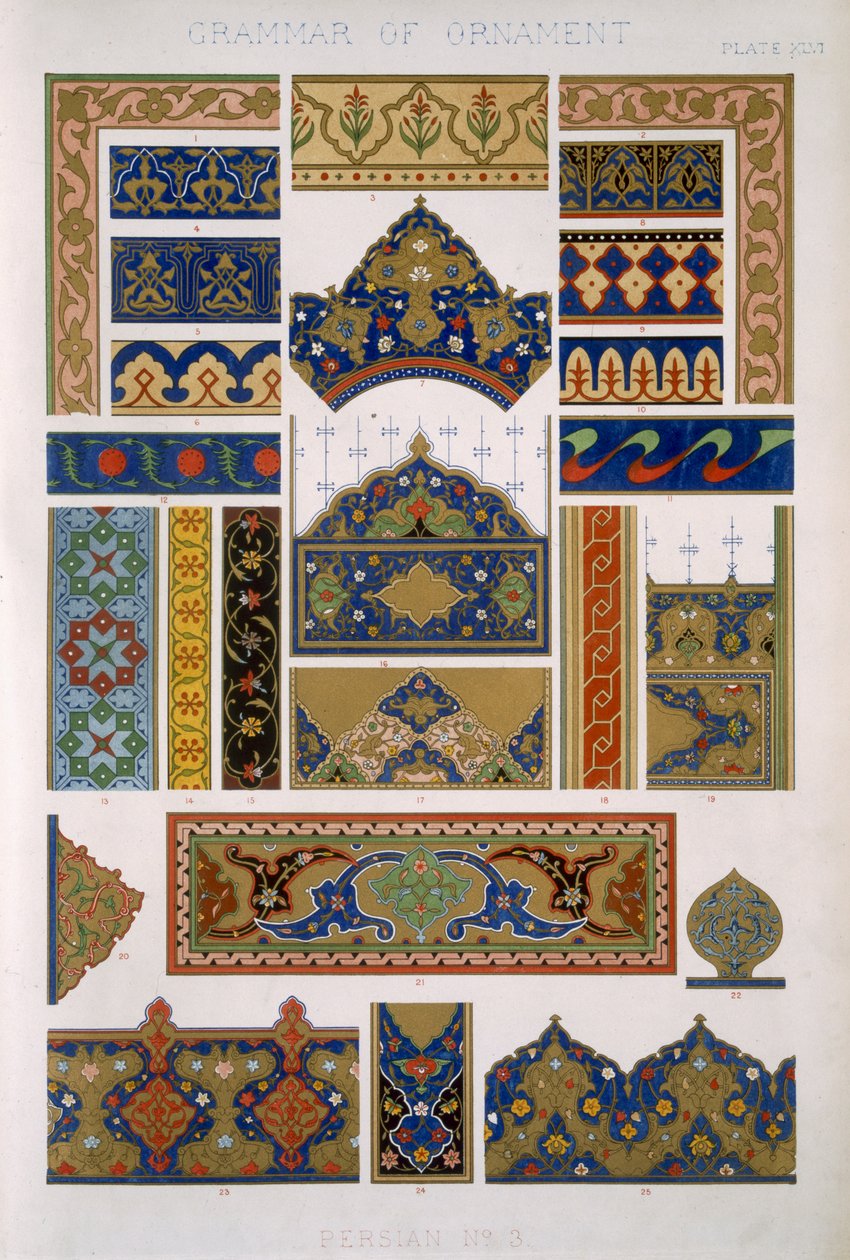 Persian No 3, Plate XLVI, from 