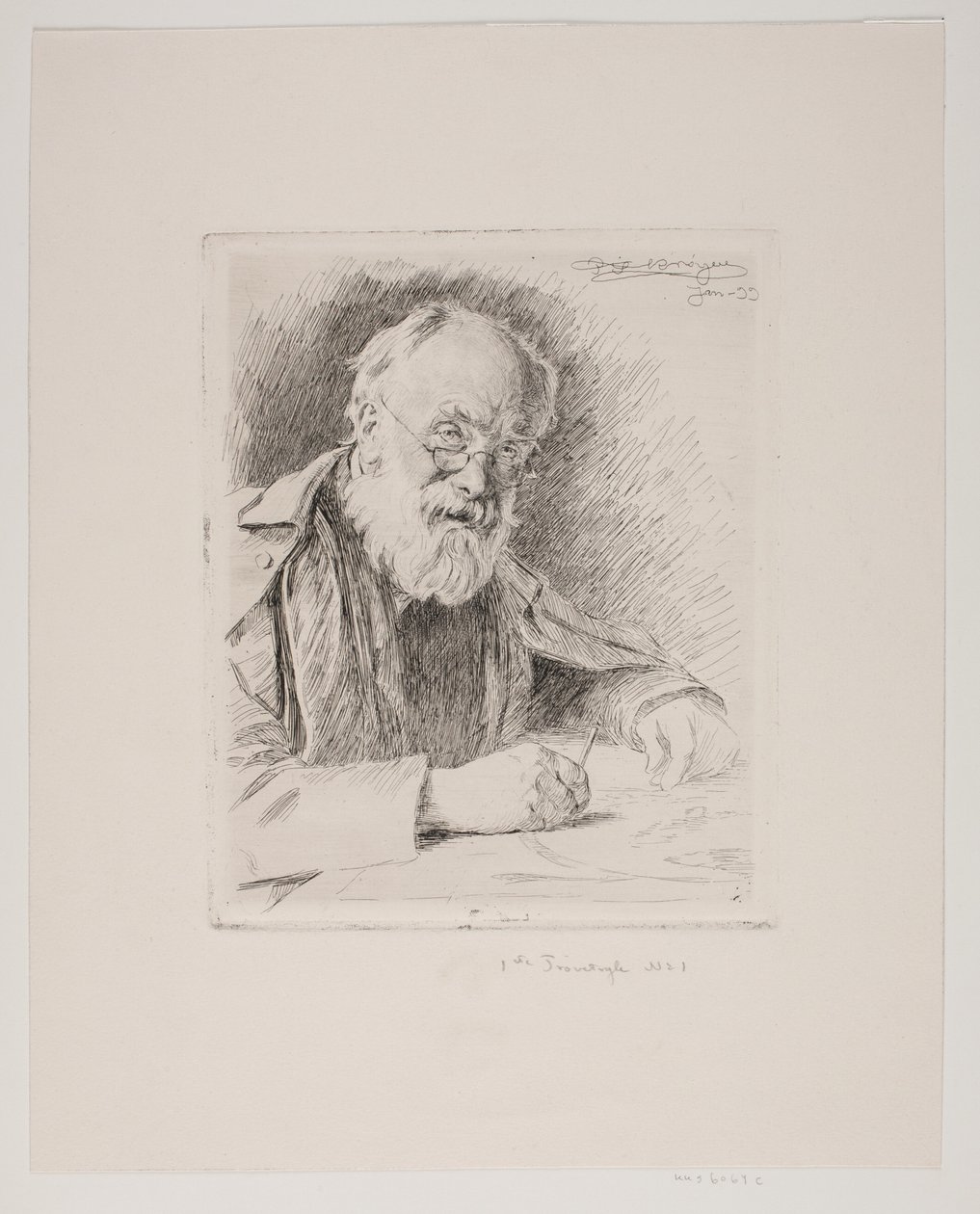 Lorenz Frölich by Peder Severin Krøyer