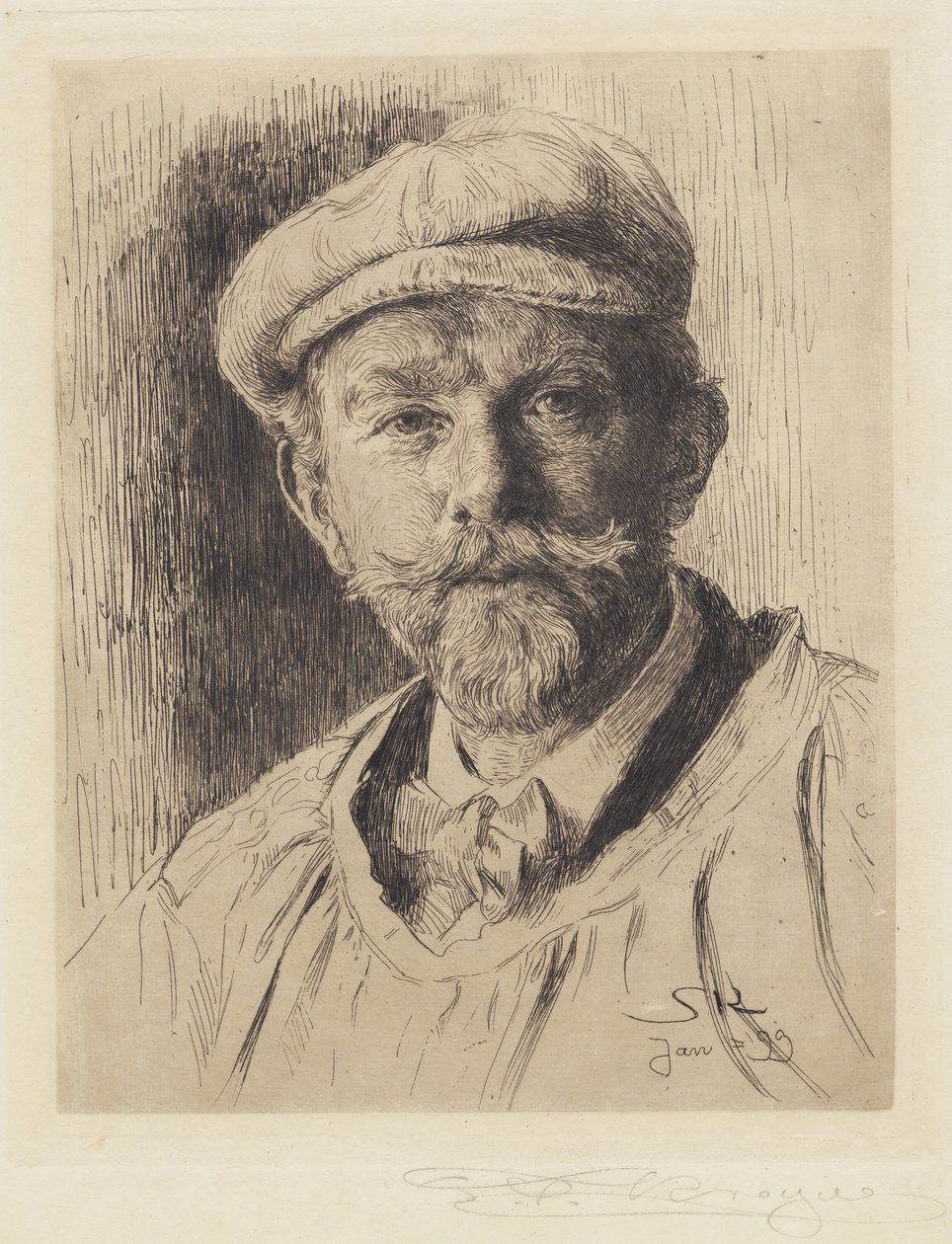 Self-Portrait by Peder Severin Krøyer