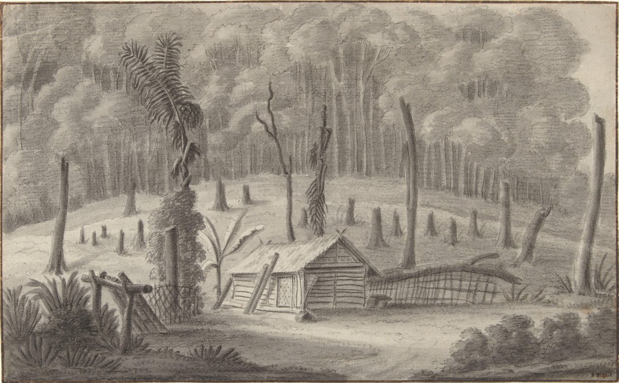 The Kampong Tji Badak in the Dutch East Indies by P.T. Bik (possibly)