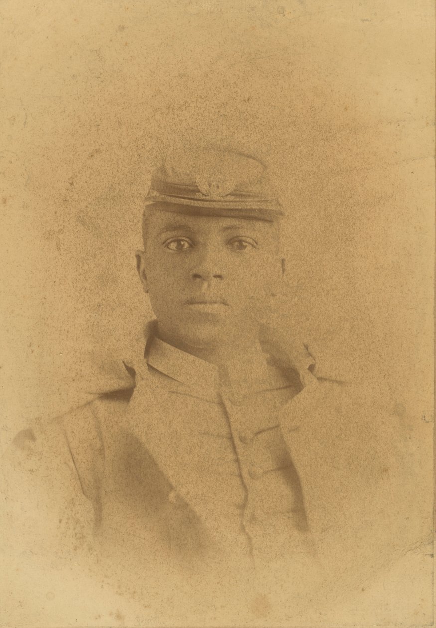 Cabinet Card of Col. Charles Young as a Cadet at West Point by Pach Bros