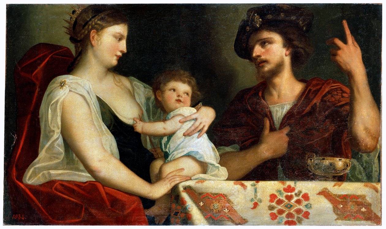 Eumenes and Roxana by Padovanino