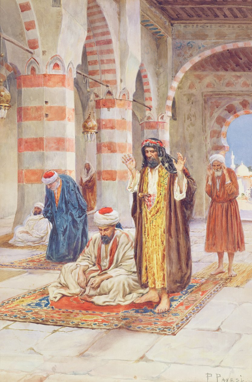 The Hour of Prayer by Paolino Pavesi