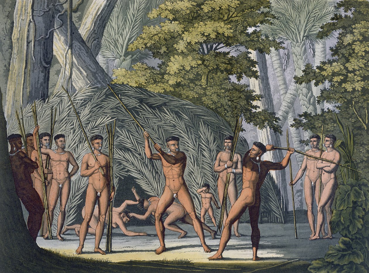 Botocudos tribe of the Rio Grande, Paraguay, from 