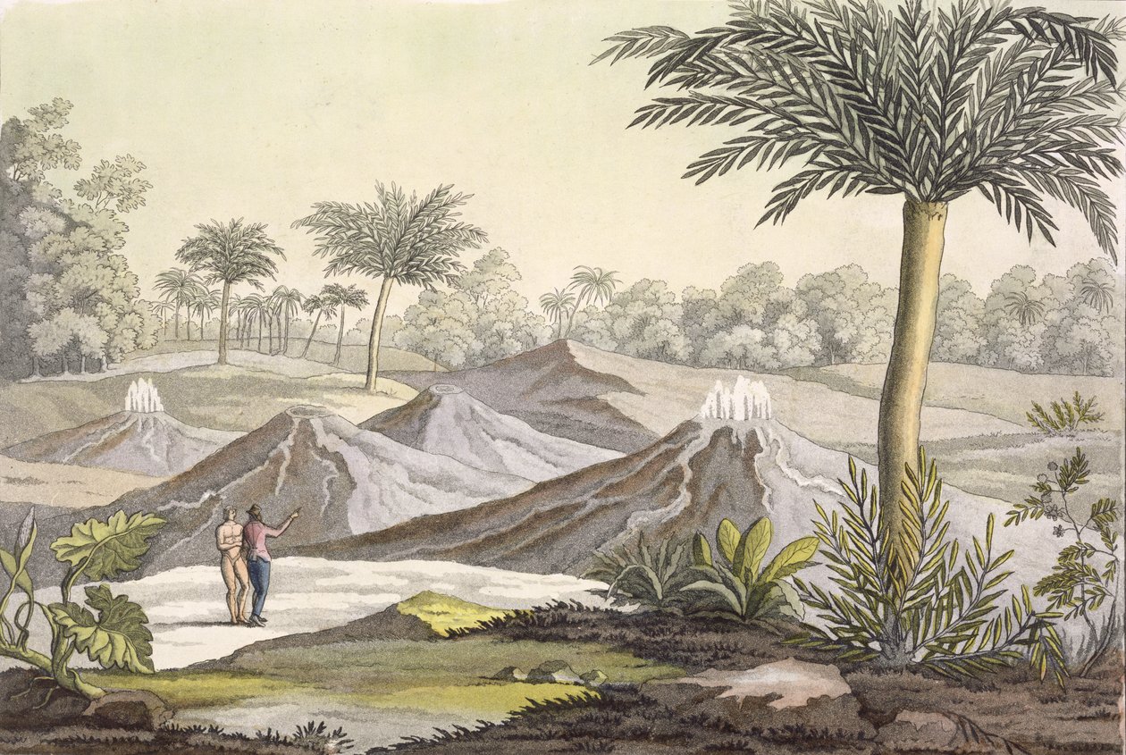 Volcano of Ario di Turbaco near Cartagena, Colombia, from 