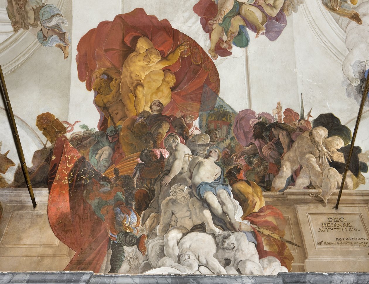 Roman Judge Condemning to Death the Saints Apollonia, Lucy and Catherine of Alexandria, c.1696-97 by Paolo Pagani