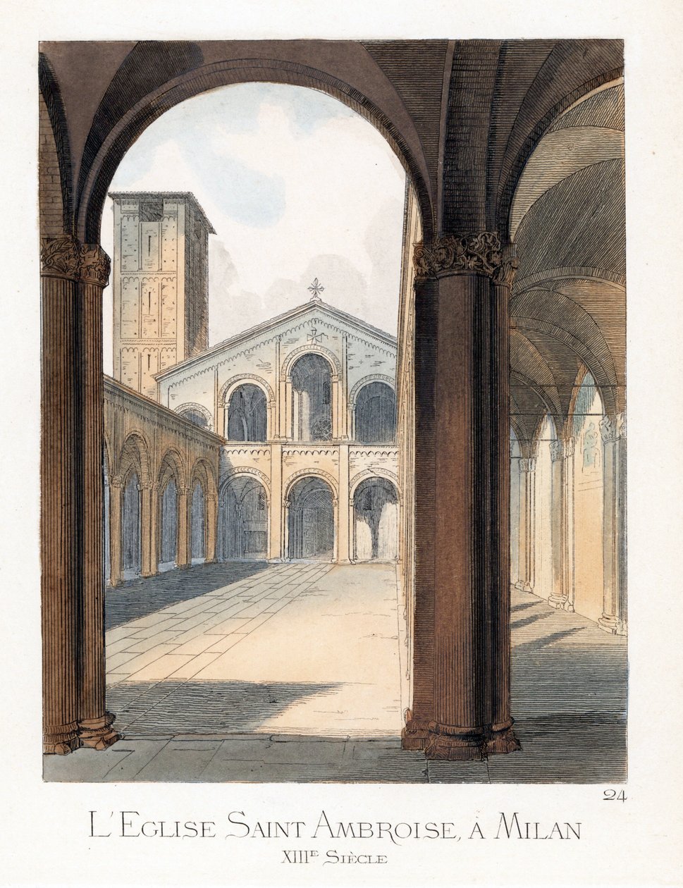 Courtyard of the Basilica of Sant