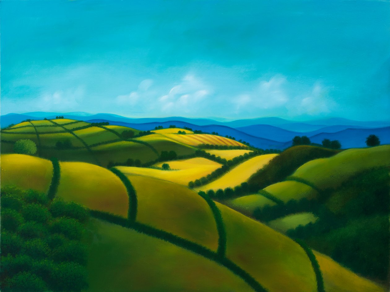 Landscape No. 4: The Bolognese Hills, 2022 by Paolo Perfranceschi