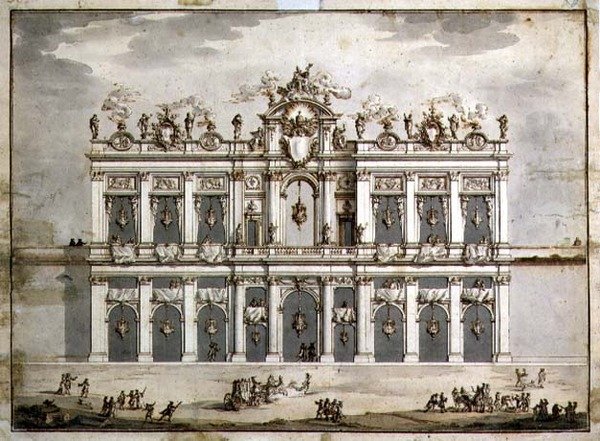 Design of a Facade, probably for the 