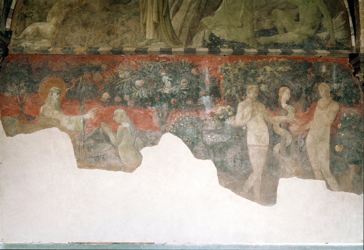Genesis, Creation of Eve and the Original Sin by Paolo Uccello