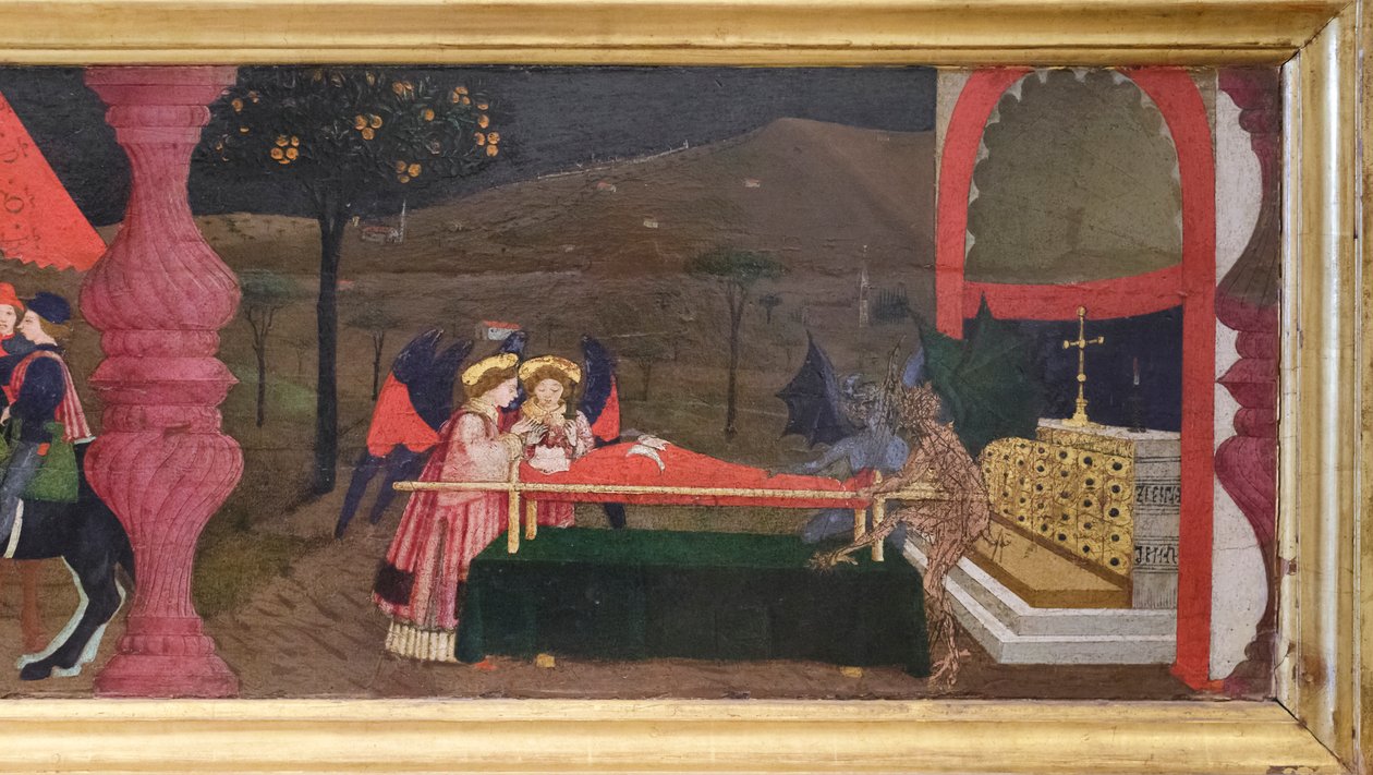 Predella of the Profanation of the Host (detail) by Paolo Uccello