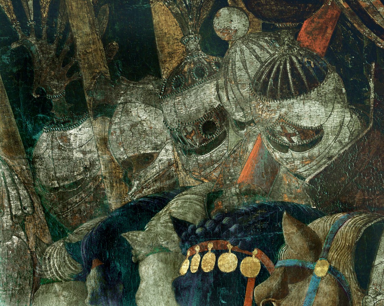 The Battle of San Romano between Florence and Siena in 1432 by Paolo Uccello