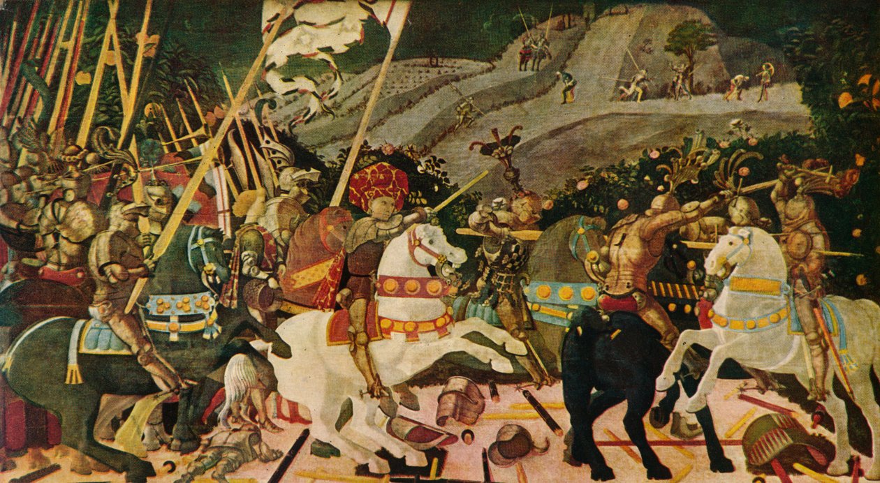 The Battle of San Romano by Paolo Uccello