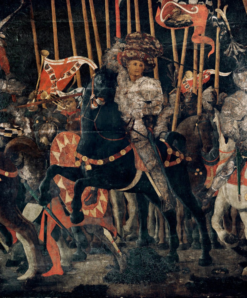 The Battle of San Romano in 1432 by Paolo Uccello