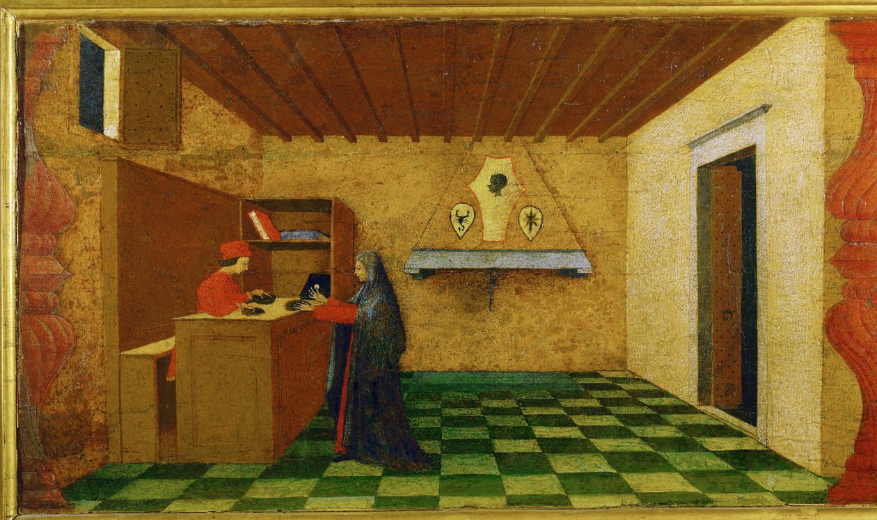 The Desecration of the Host: The Host is Sold to a Merchant by Paolo Uccello