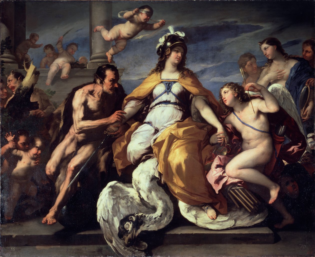 Love and the Vices Disarm Judgement by Paolo de