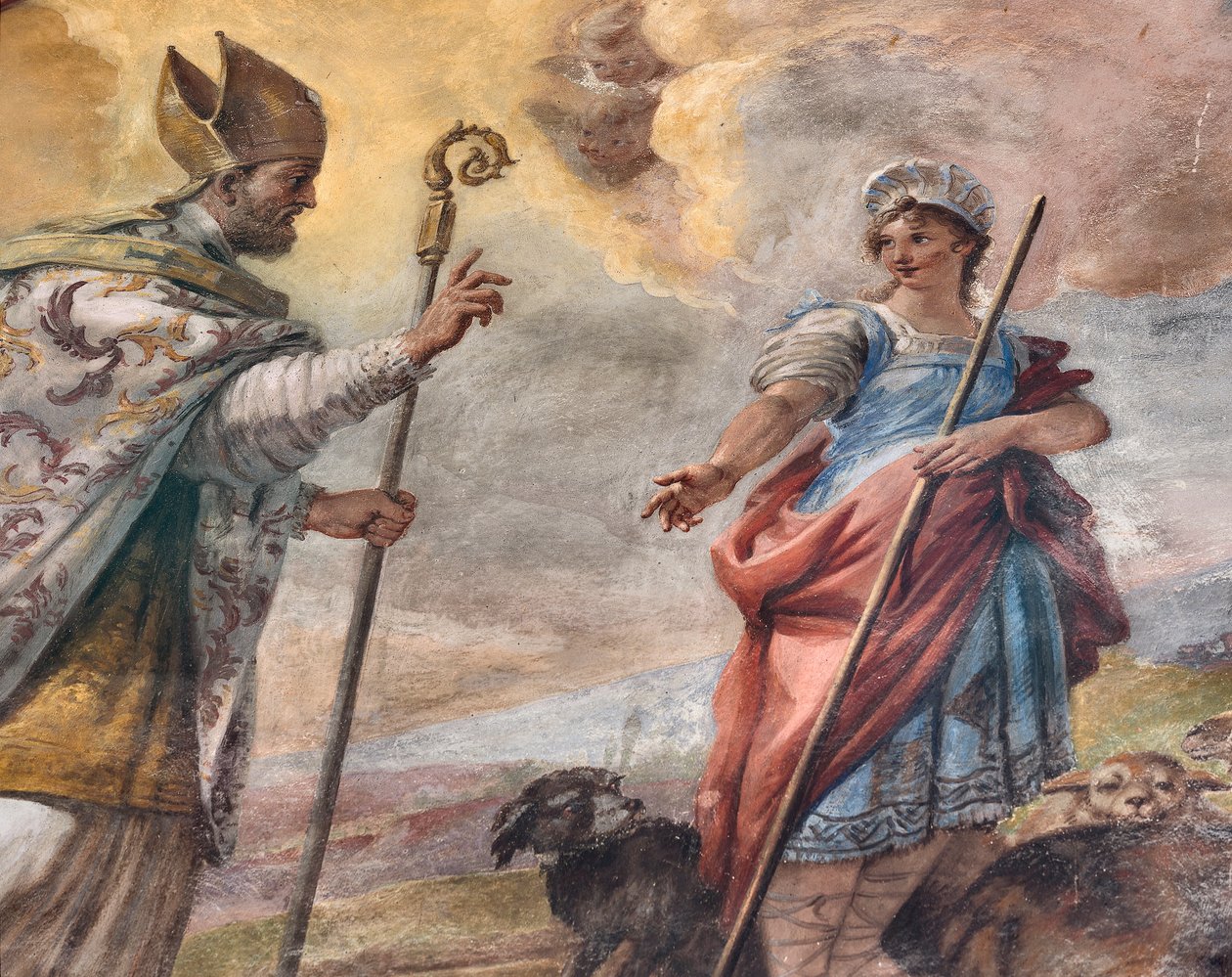 Frescoes by Paolo de Matteis Dated 1714, Depicting the Life of the Saint, Chapel of San Cataldo by Paolo di Matteis