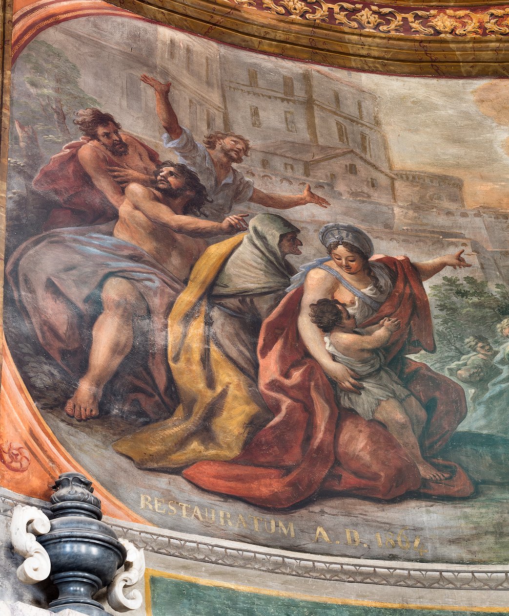 Frescoes depicting the life of Saint Cataldo by Paolo di Matteis
