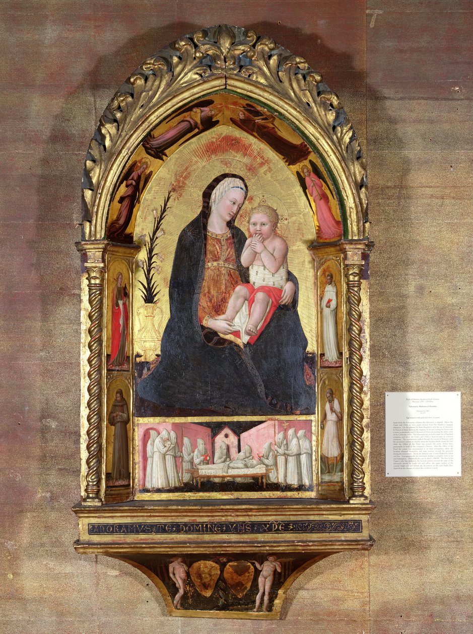 The Virgin of Humility with Angels and Saints, c.1440 by Paolo di Stefano Badaloni Schiavo