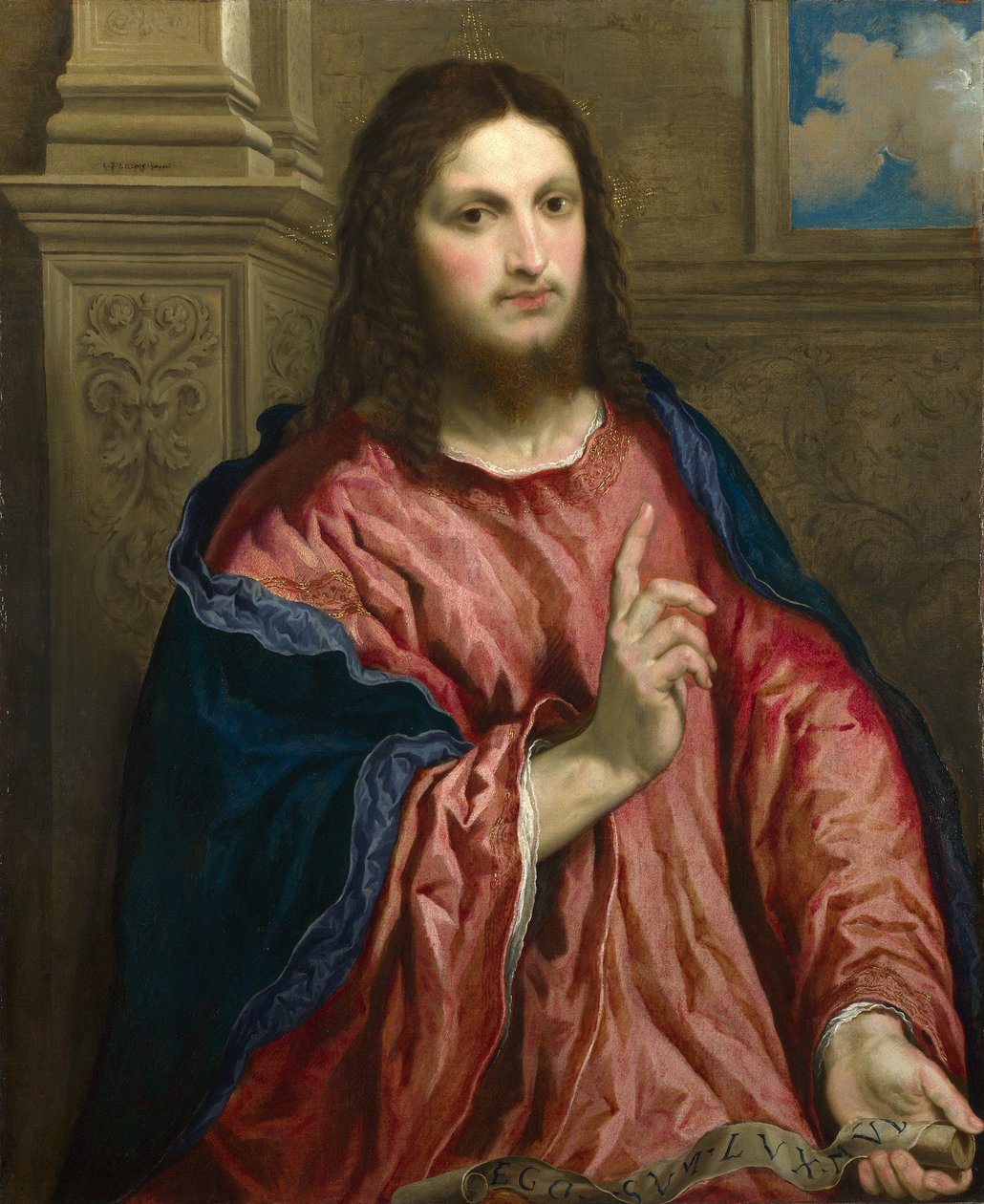 Christ as The Light of the World by Paris Bordone